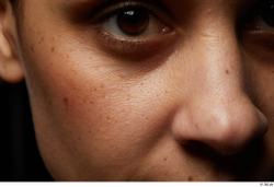 Face Nose Cheek Skin Woman Black Slim Studio photo references